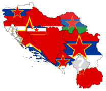Flag Map of the Socialist Republics of Yugoslavia with Socialist Autonomous Provinces.png