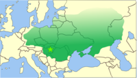 西迁的匈人所到之处，西至如今德国法国北部，南至巴尔干与北高加索，其势力范围内的原住民族不得不西迁或者南迁。