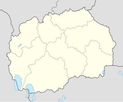 2001–02 Macedonian First Football League is located in North Macedonia