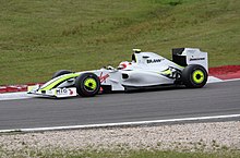 Photo vue de gauche de la BGP 001 de Barrichello en Allemagne