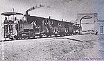 قطار در تهران - ۱۹۰۰ میلادی