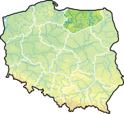 Location within Poland