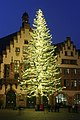 The largest German Christmas tree of the year 2008 in Frankfurt am Main