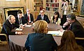 Asia-Europe Meeting – Side event: Vladimir Putin in dialogue with Petro Poroshenko, Angela Merkel and Francois Hollande in Milan (on October 17, 2014)
