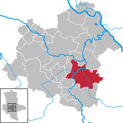 Bernburg (Saale) – Mappa
