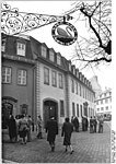 Anschluss linker Museumszugang zum Goethehaus/ connection left hand side museum entrance to Goethe's main house