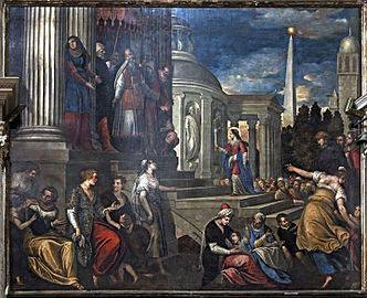   Presentation of Mary in the Temple by Antonio Vassilacchi.