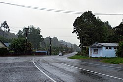 State Highway 6 passing through Inangahua Junction