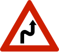 Double curve First to the right.