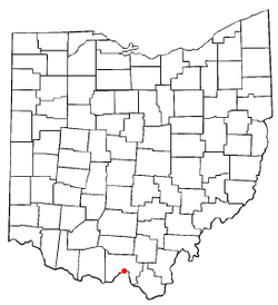 Location of New Boston, Ohio