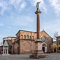 column with the statue of St. Domini's Blessing (1632)