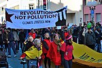 Thumbnail for File:Revolution not pollution + climate justice now.jpg