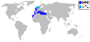 Descripcion d'l'imatge Sparus aurata mapa.svg.