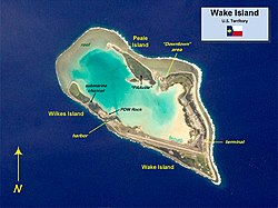 Map of Wake Island