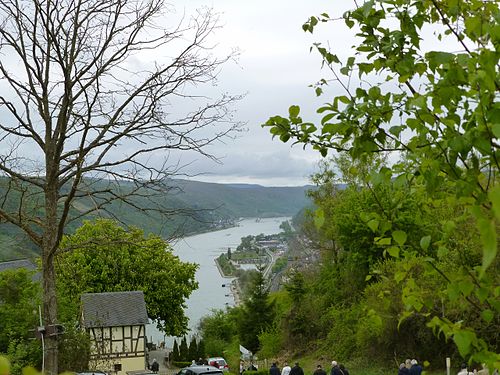 Oberwesel seen from the Heimat 3 scenery