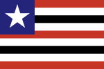 Flag of Maranhão (depicting Graffias)