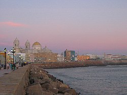 Cádiz at sunset