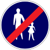 End of pedestrians only