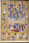 Cristoforo Majorana, Psałrerz – stronica z miniaturą z Drzewem Jessego, około 1480 r.