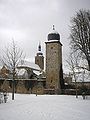 Pfarrgartenturm und Stadtpfarrkirche