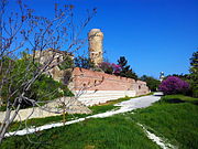 Vieux et nouveau phare d'Ancône.