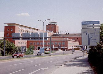 Tower of former airport Riem, 1992