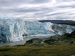 The edge of the Greenland icesheet near Kangerlussuaq