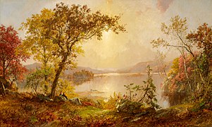 Otoño en el río Hudson (1860), de Jasper Francis Cropsey
