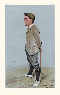 Caricature d'Harold Hilton paru dans Vanity Fair en 1903
