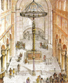 Cột Bernward tại Nhà thờ Thánh Micae (trước năm 1810); tái dựng bởi Carpiceci/Gallistl