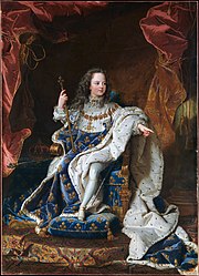 Louis XV at the Age of Five in the Costume of the Sacre after Hyacinthe Rigaud, 1716-1724