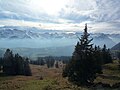 Blick nach Süden zu den Urner Alpen