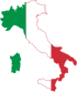 იტალიაშ შილა დო კონტურული რუკა