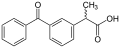 Deutsch: Struktur von Ketoprofen English: Structure of ketoprofen