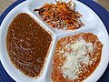 local antipasti with lentils