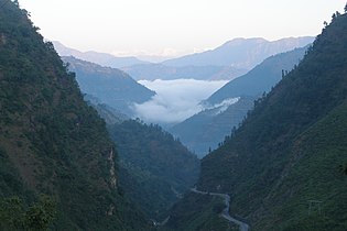 Lesser Himalaya Range near Tansen