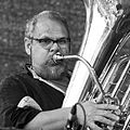 Der Tubist Michel Godard beim TFF Rudolstadt 2014