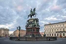 RUS-2016-SPB-Monument to Nicholas I of Russia