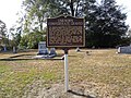 Unknown Confederate Graves marker (front) in McMillan Burial Ground