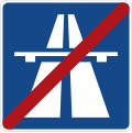 Zeichen 334 Ende der Autobahn