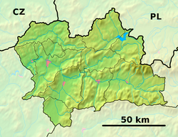 Pribylina is located in Žilina Region