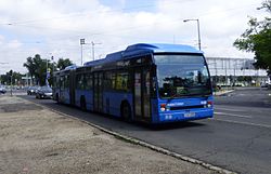 123A busz a Határ útnál