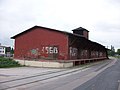 Lagerhaus der „H. Th. Böhme A.G“ Lackfabrik in Oberlichtenau (Nutzung um 1930) im Jahre 2022