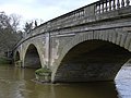 Thomas Telford's Bewdley Bridge over the River Severn, photographed from Severnside North