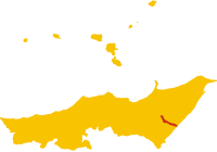 Locatie van Furci Siculo in Messina (ME)