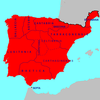Hispania visigoda del 625 al 710.