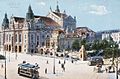 Rudolfplatz, Opernhaus (Postkarte, koloriert, um 1910)