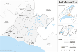 Lavaux-Oron – Mappa