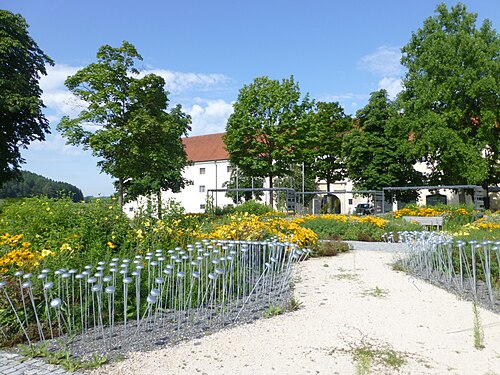 Kremsegg Schloss park in August 2019