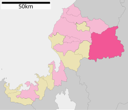 Lokasi Ōno di Prefektur Fukui